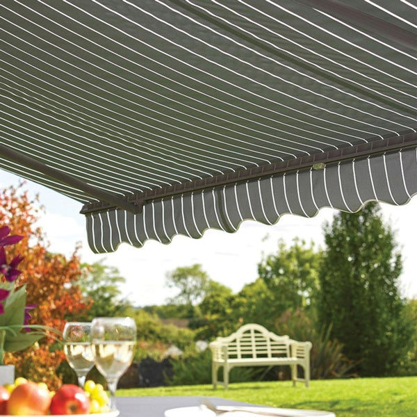 3m Berkeley (Grey and White) Awning