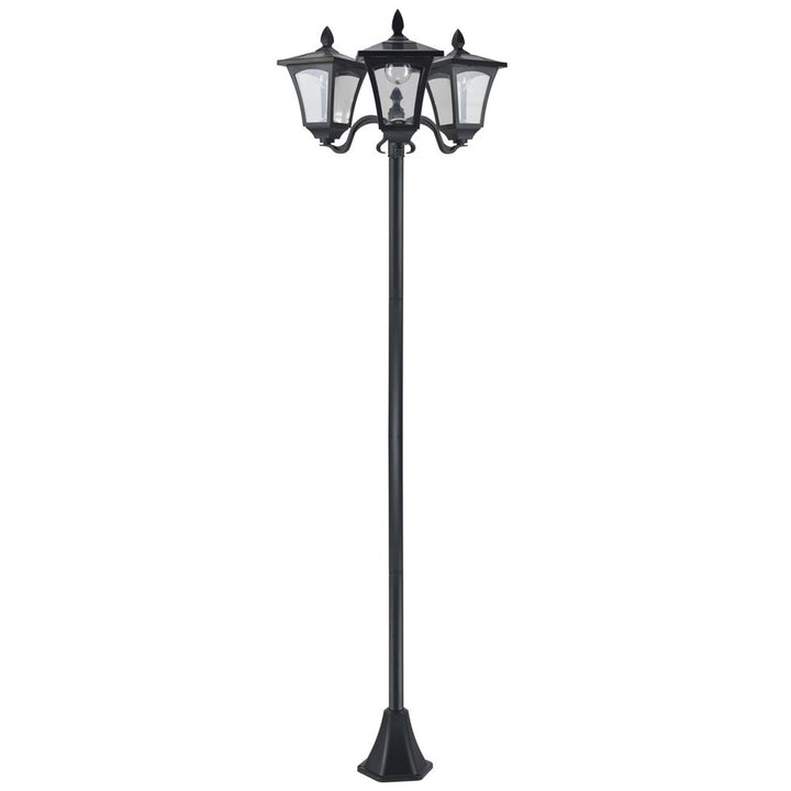 -Solar Powered Lamp Post, IP, .LxWx.H -Black