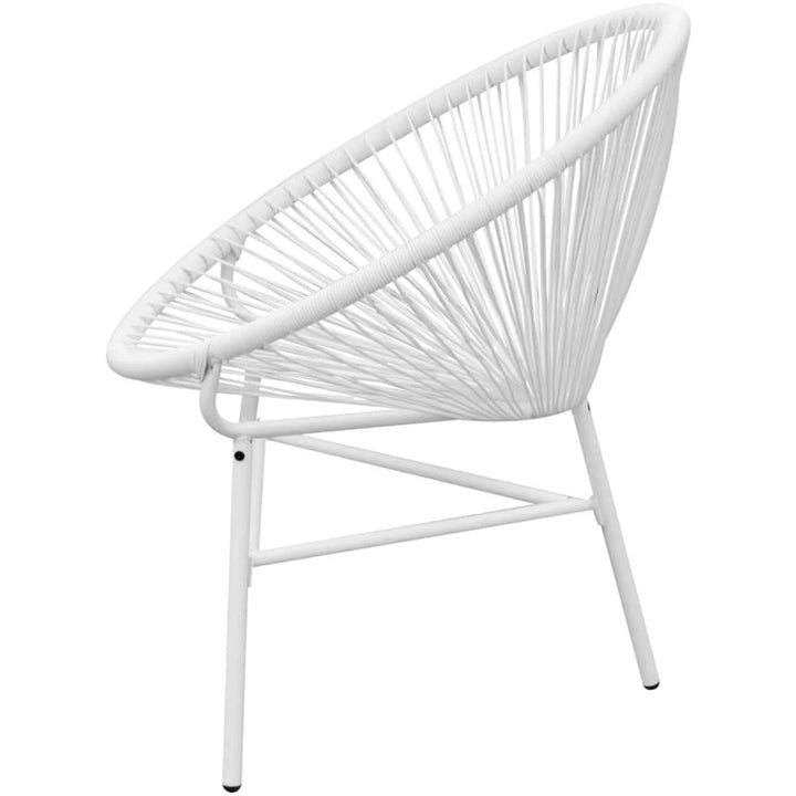 Garden Stringoon Chair Poly Rattan White