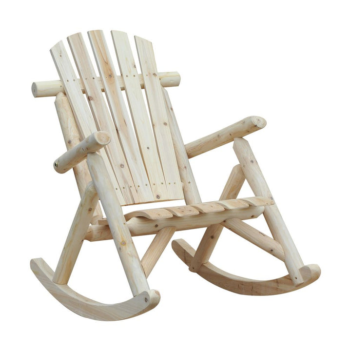 Cedar Wood Rocking Armchair, 