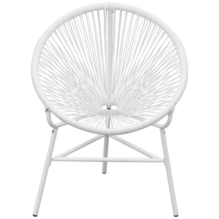 Garden Stringoon Chair Poly Rattan White