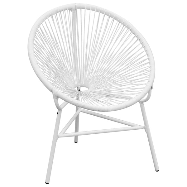 Garden Stringoon Chair Poly Rattan White