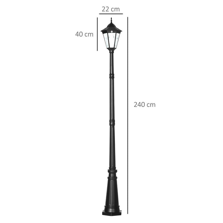 .m Garden Lamp Post Light LED Solar Powered Patio Path Lighting Lamp