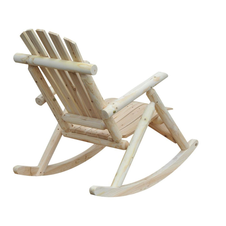 Cedar Wood Rocking Armchair, 