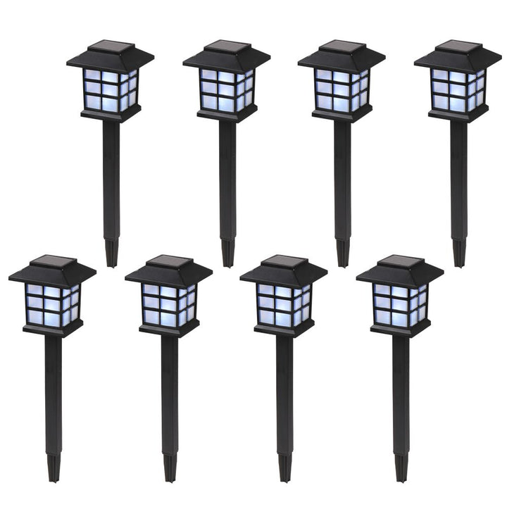  White LED Solar Lantern Torch Light Garden Landscape Lighting